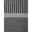 Meraki 01 Hand Loomed Striped Area Rug in Silver/ Charcoal-1353493458