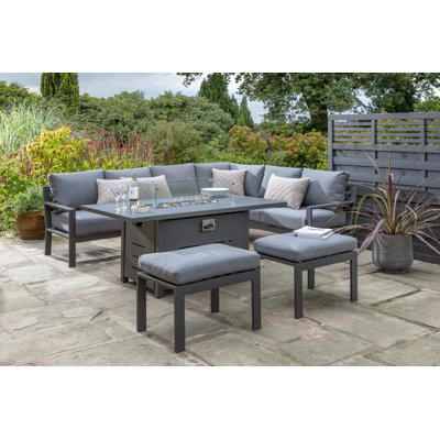 Abhik Titchwell Corner Set with Firepit