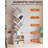 6 Tier Tree Bookshelf, Tall Bookcase with Storage Cabinet-771799285