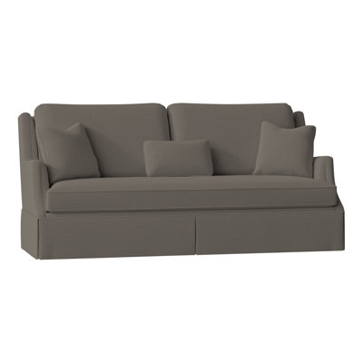 Canapé à accoudoirs arrondis avec coussins réversibles 87,5 po Savannah