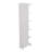 Corner Cabinet Womppi, Five Open Shelves, Single Door, White Finish-2131957694
