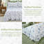 Ensemble d'édredon à volants 8 pièces, ensemble de literie de style campagnard avec édredon à volants, taies d'oreiller et draps-122815367-122815376