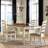 Azil Solid Wood Base Dining Table