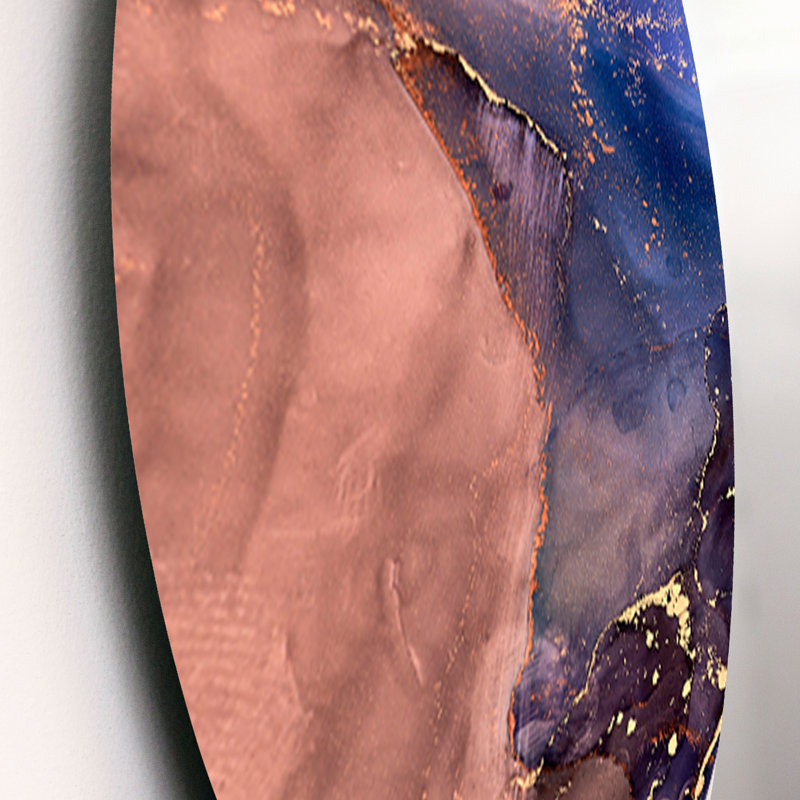 Modern Abstract Wall Decor on Metal