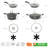 Forn-Ok 7 - Piece Non-Stick Aluminum Cookware Set
