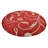 Crayton Hand Tufted Wool Eco-Friendly Round Area Rugs - Round, Red Beige Color, Floral Modern Design, High Pile Thick Handmade Anti Skid Area Rugs for Living Room, Bed Room -125353616-125353613