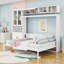 Lit escamotable en bois avec canapé et armoire et port USB-1117803998-1117803993