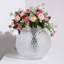 Vase de table en verre transparent intérieur / extérieur 6,9 po Anniek