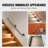 VEVOR Pipe Stair Handrail in Black Color-104430526