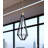 Luminaire suspendu unique en laiton à 1 lumière DEL Dripping Gems