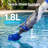 Cordless Handheld Pool Vacuum Cleaner with Telescopic & Extension Poles 9.12ft, 18.5 GPM Suction-110583929