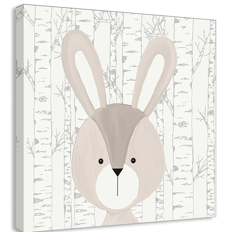 Art sur toile Woodland Friends 3, H 12 po x l 12 po x P 1,5 po