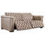 Savion 89" Leather Reversible Reclining Sofa