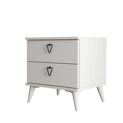Wickenburg 52cm W Manufactured Wood Bedside Table