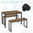 2 - Person Four Leg Dining Set-766694465-766694464