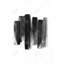 Reproduction de formes noires sur toile
