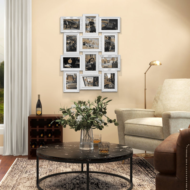 Ensemble de 12 cadres photo Heilman, White