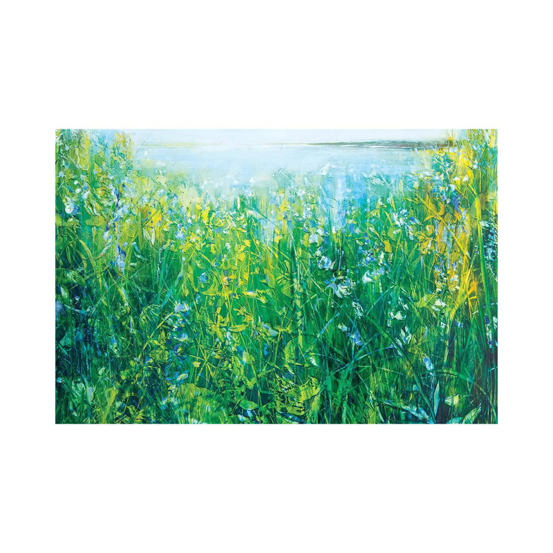 «Wild Iris» par Jen Williams - reproduction d'art, Toile tendue, Aucun mat, H 18 po x l 26 po x P 1,5 po