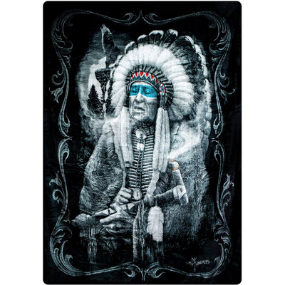 Couverture en peluche Native American collection