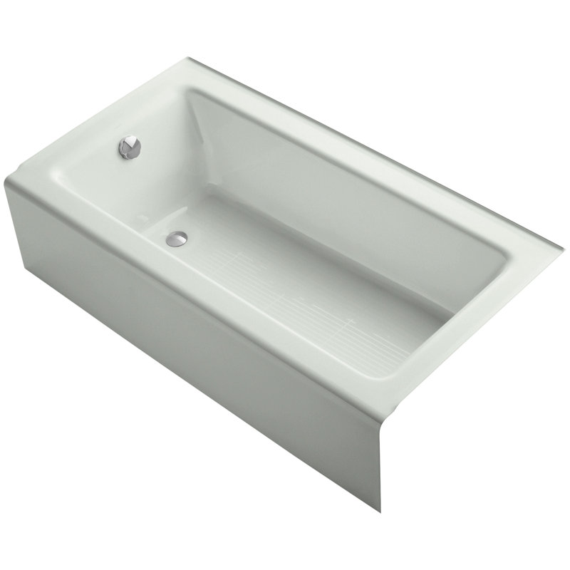 Bellwether 60" x 32" Soaking Bathtub, Sea Salt, Left