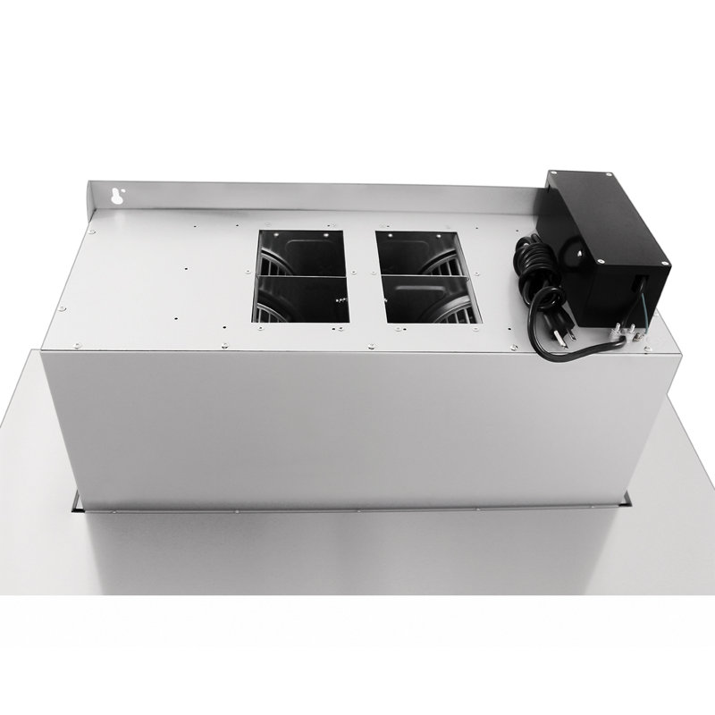 Hotte murale à conduit 36 pouces 1100 CFM en acier inoxydable brossé