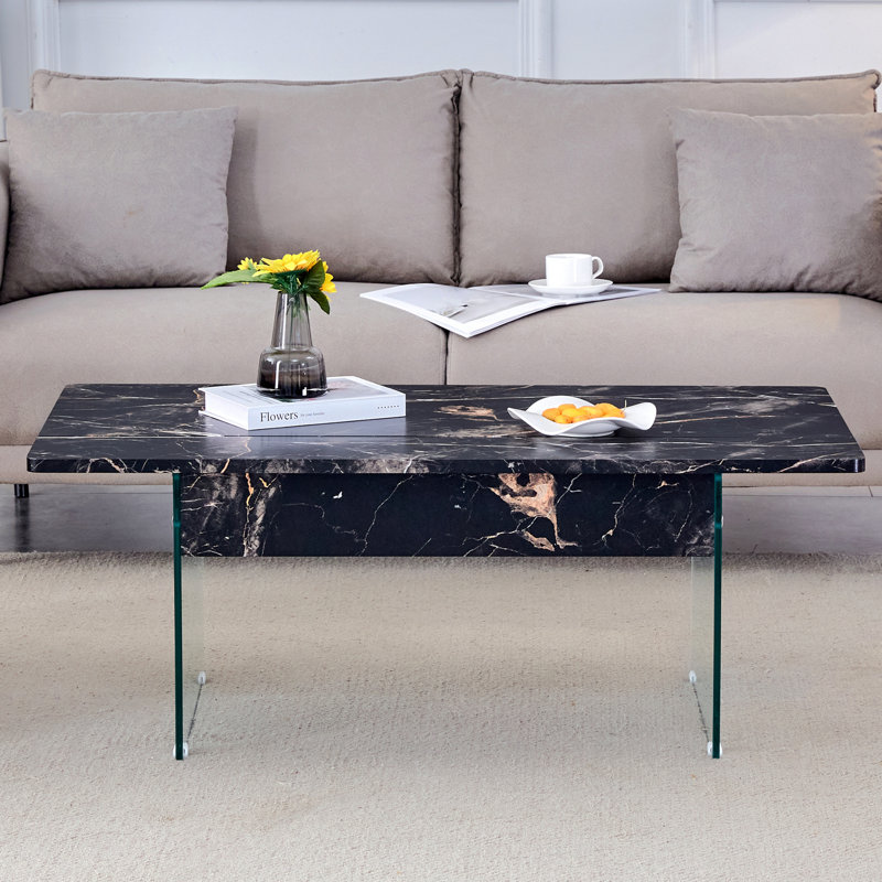 Table basse multifonctionnelle à plateau relevable avec rangement spacieux et autocollant grain de bois naturel, parfaite pour la vie moderne