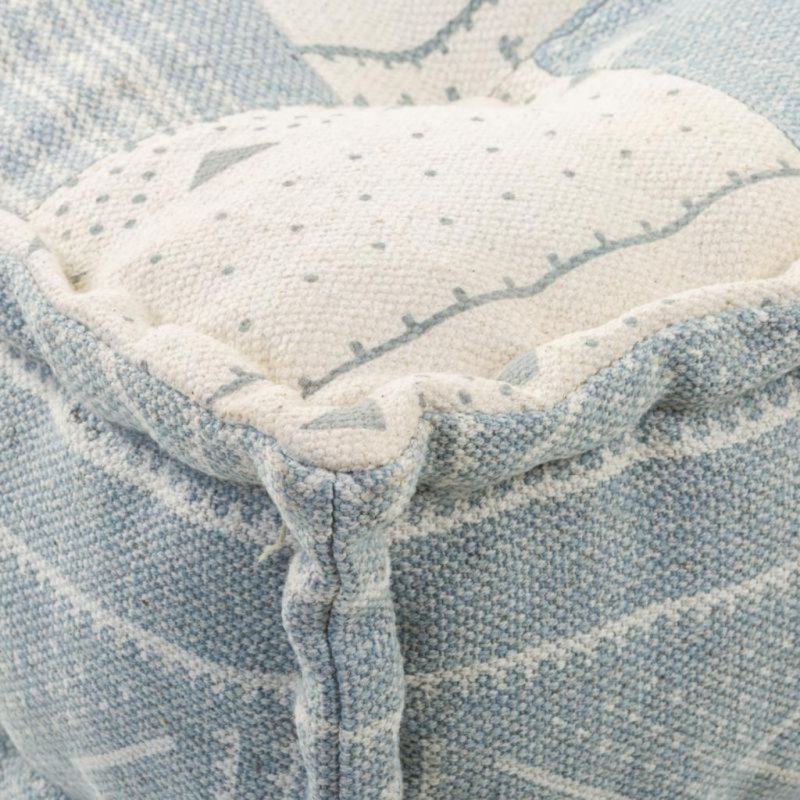 Square Floor Cushion, White
