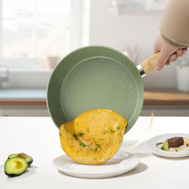 Non-Stick Aluminum Cookware Set, Green
