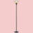 Dark Bronze 13" 150W 3 Way Torchiere Floor Lamp With Golden Frosted Glass Shade E26 70" H 6 Foot Cord-49510496-20502053