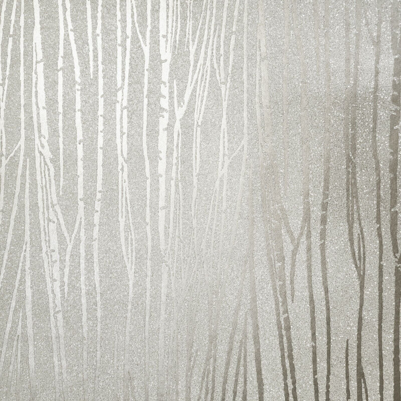 Papier peint métallique Devrick Zebra Lines