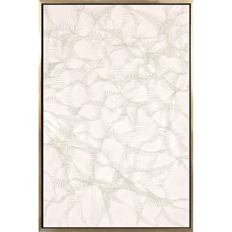 Seaside Pickets Painting, 60" H x 40" W