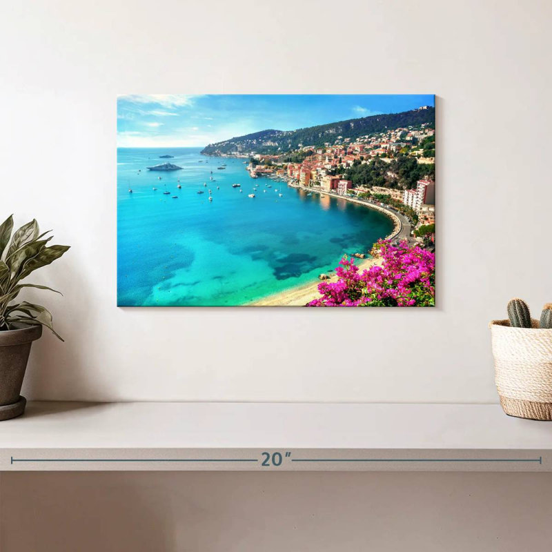 Gillard Villefranche-Sur-Mer Coastal Gillard, H 8 po x l 12 po