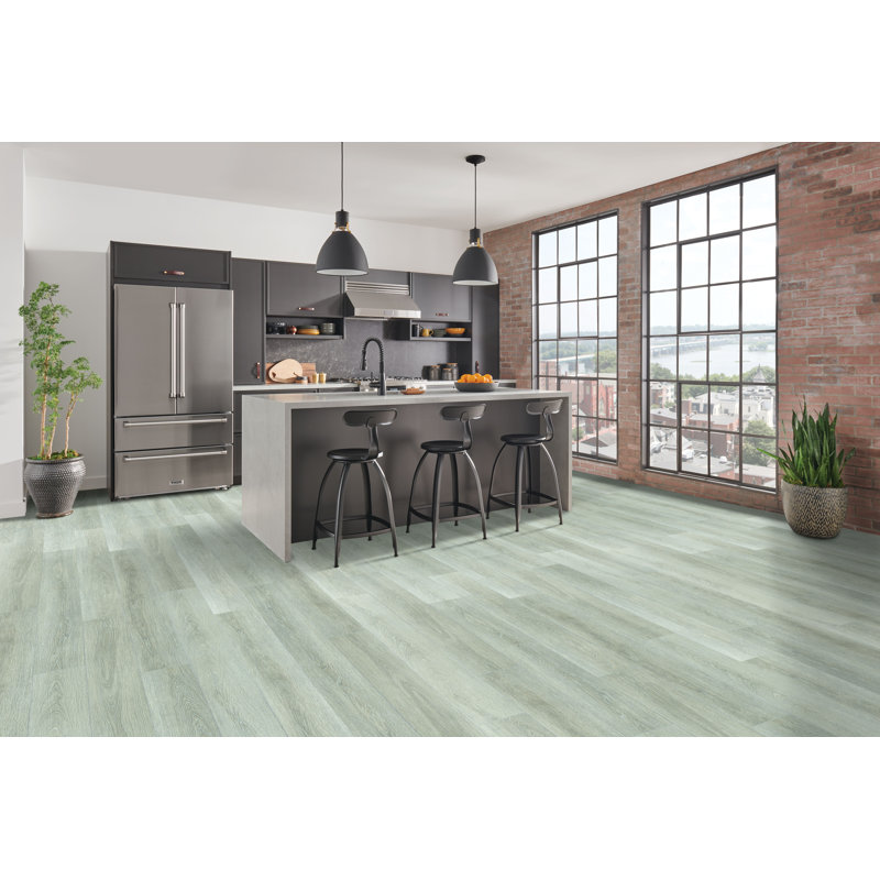 Lutea™ Zen 5mm Thick 7.1'' W x 60'' L Vinyl Plank, Misty Escape