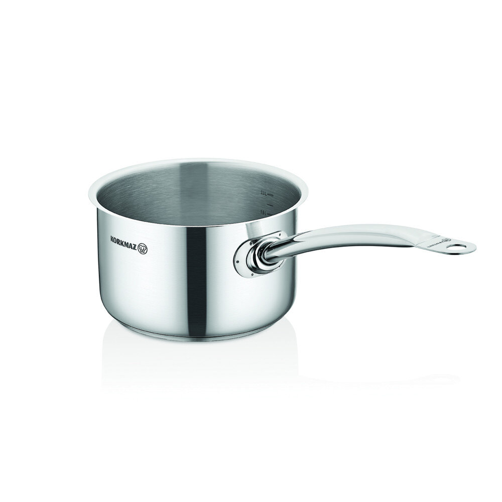 OXO Mira Tri-Ply Stainless Steel, 1.5QT and 3QT Saucepan Pot Set with Lids,  Induction, Multi Clad, Dishwasher and Metal Utensil Safe