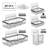 Adhesive Stainless Steel Shower Caddy-103397374