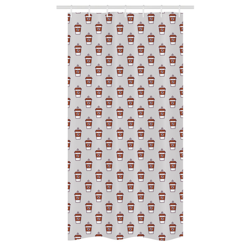 Ermalea Shower Curtain with Hooks Included, 72" H x 36" W