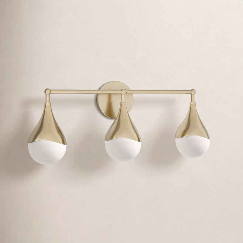 Algiers 3 - Light Dimmable Vanity Light, Aged Brass
