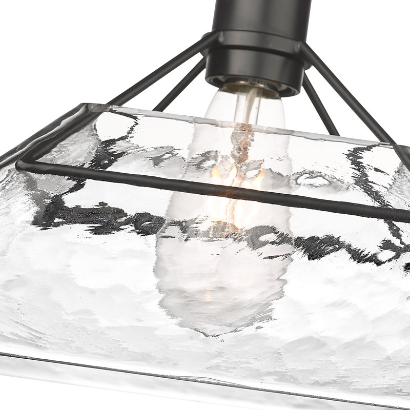 Sutherby 1 - Light Matte Black Shaded Pendant