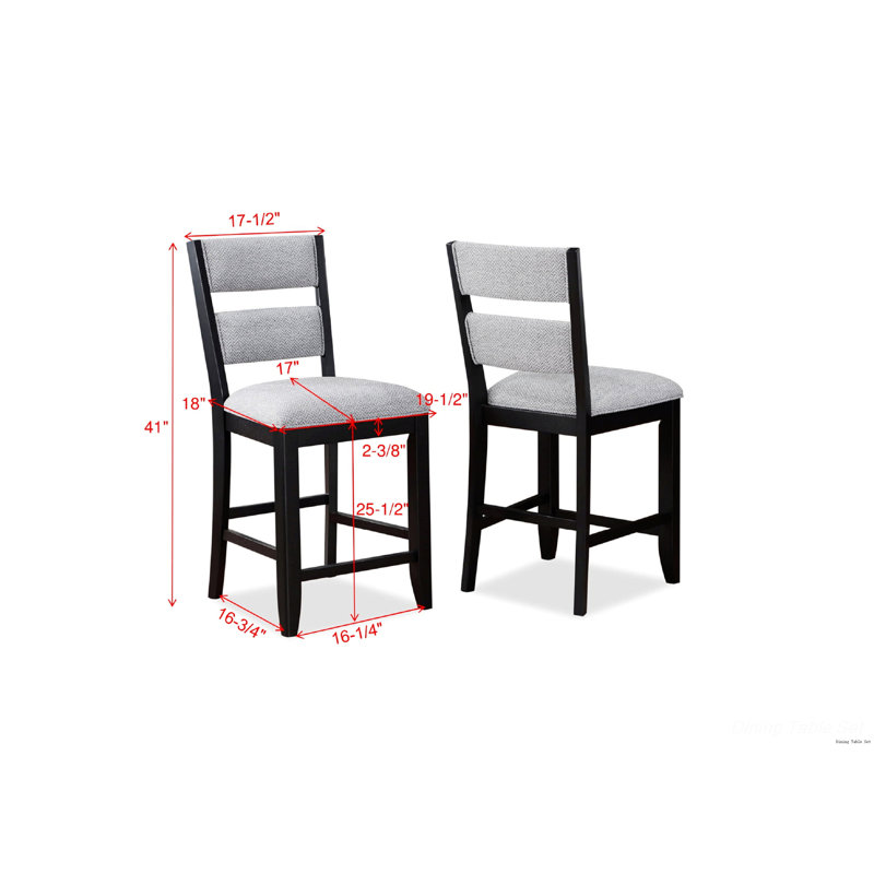Dining Table Set, Rectangular Table with Wine Bottle Storage, Chairs and 1 Bench, Antique Dark Gray/Black
