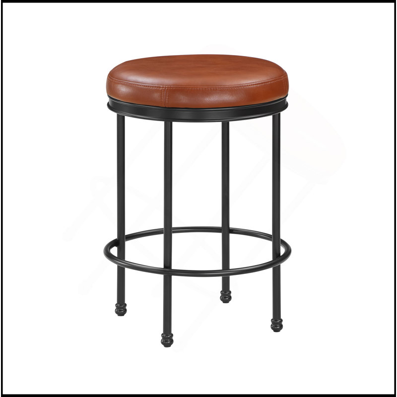 Tabouret à hauteur de comptoir Michael Caramel