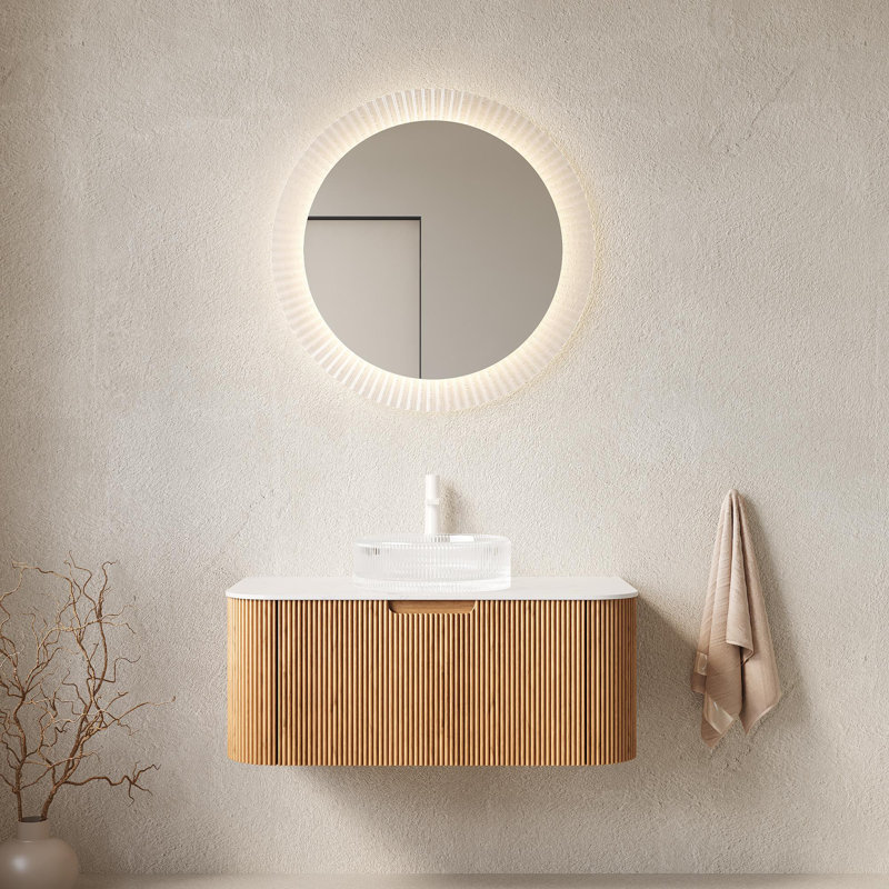 Meuble-lavabo flottant de luxe, 36, Transparent