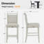 Tabouret de comptoir 26 po CALAEB