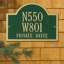 Wisconsin Special 3-Line Wall Address Plaque-1929232777-1929232779