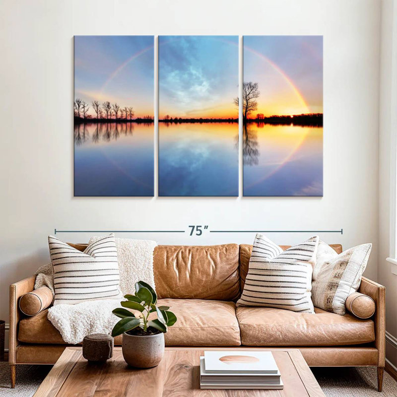 Kerrick Sunset Rainbow Reflection, 42" H x 65" W