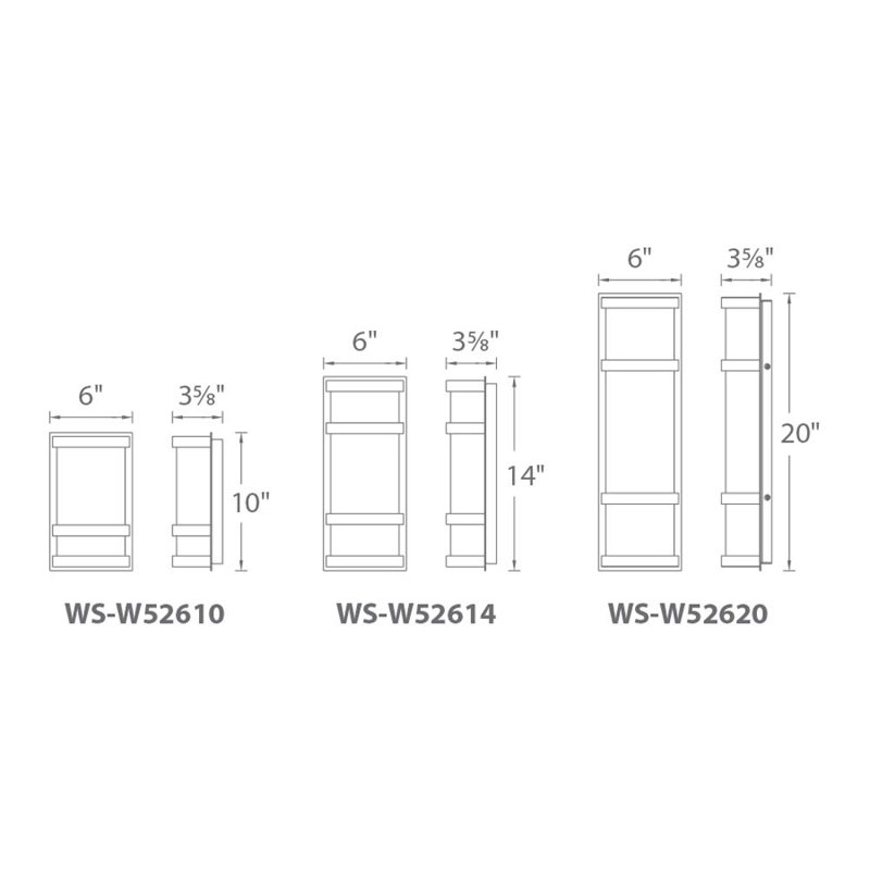 Latitude 1-Light LED Outdoor Sconce, 12, 10" H x 6" W x 4" D, Bronze