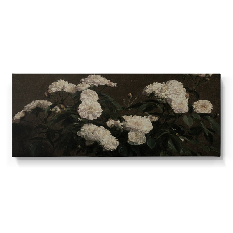 Botanical Series-CCDXC III - Toile tendue avec châssis - Prêt à être accroché, H 12 po x l 30 po