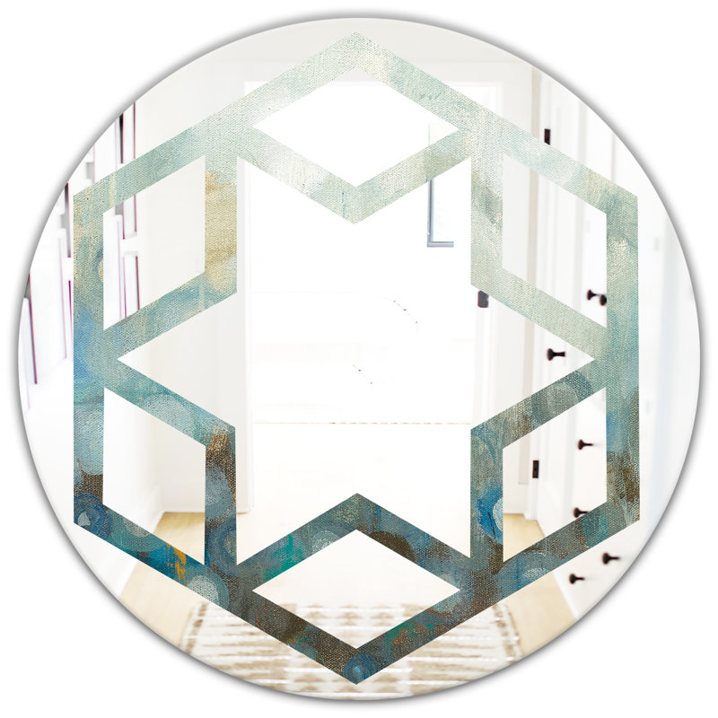 Miroir mural Hexagon Star, 31,5 po x 31,5 po