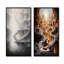 Ensemble d'aires de salon murales grises surréelles grises - surréalisme gris-1420496536-1420496532