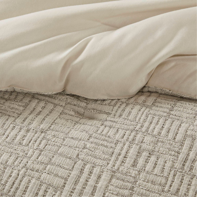 Ensemble d'édredon surdimensionné en coton 3 pièces 3 pièces