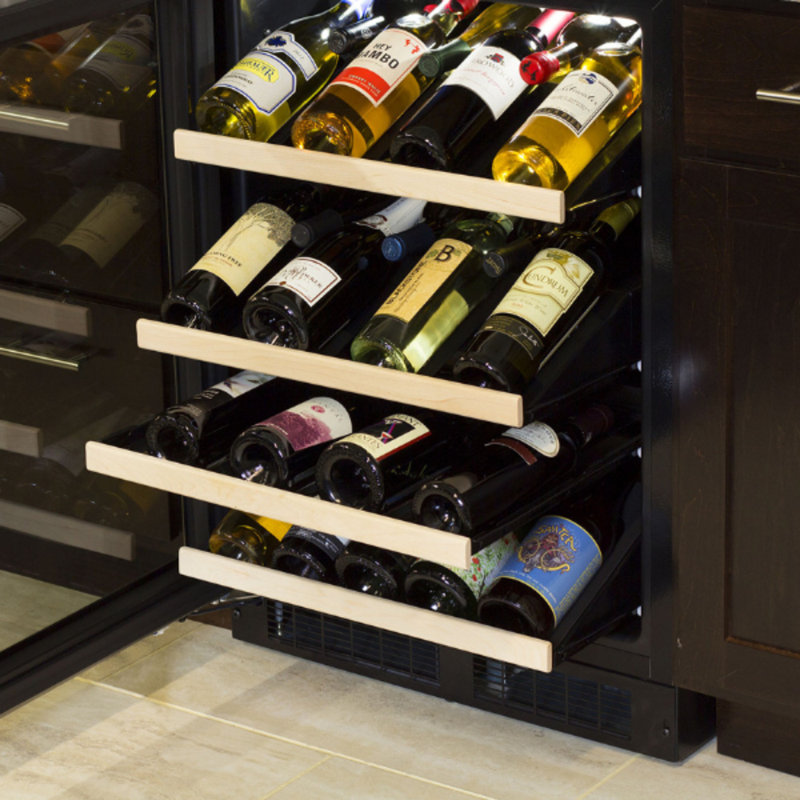 23.88" 27 Bottle High-Efficiency Single Zone Built-In Wine Refrigerator